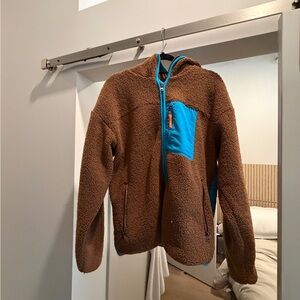 HUF Brown and Blue Teddy Jacket